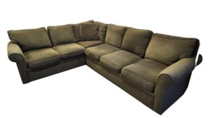 Modern Green L Sectional