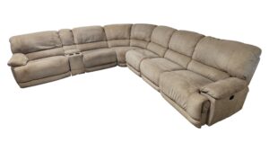 Cream 7pc Reclining Sectional
