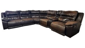 Electric Modular Leather Reclining Sectional