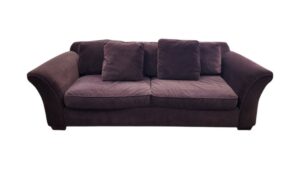 Purple Oversized Loveseat with Pullout Bed