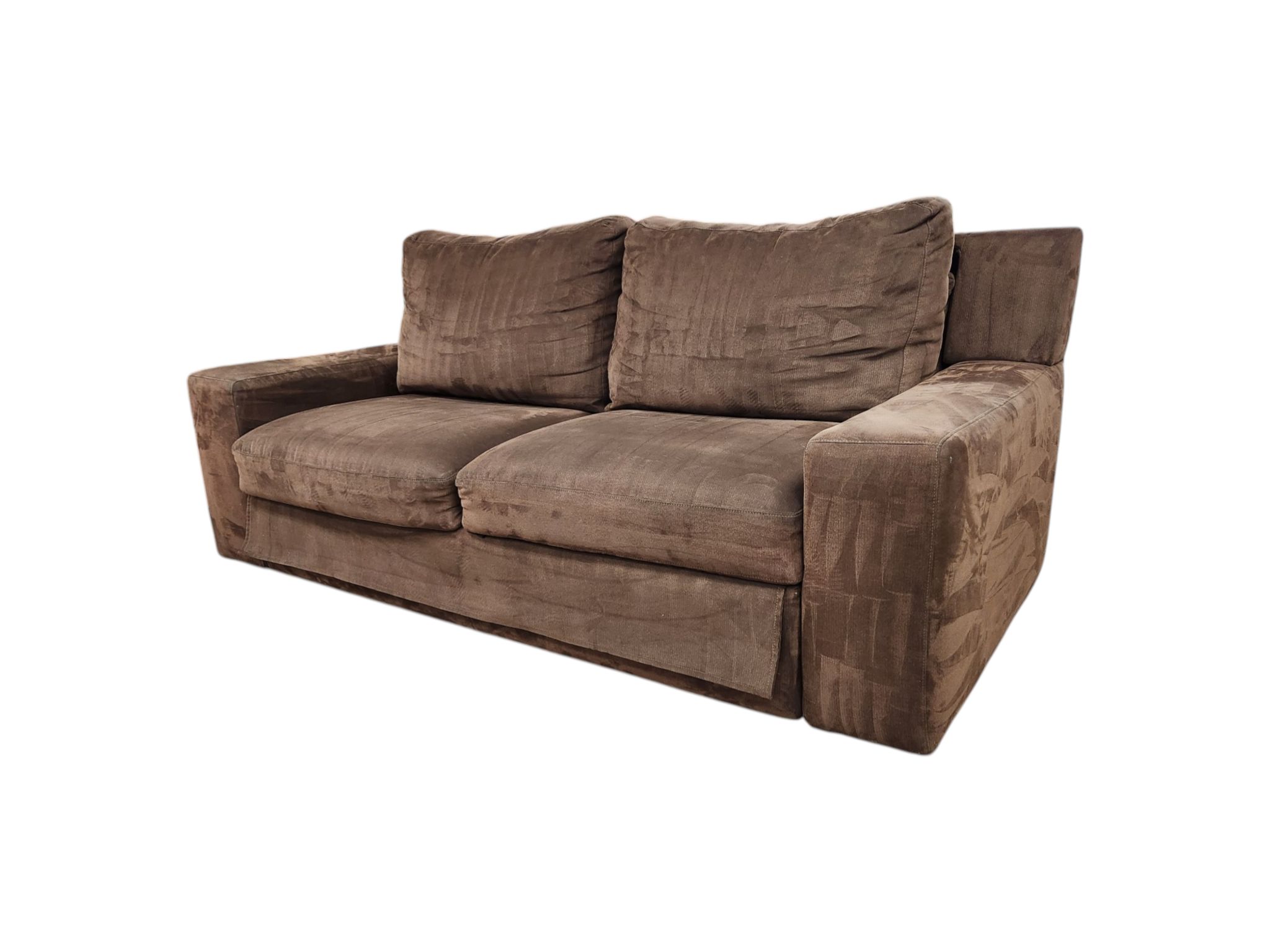 Room & Board Chocolate Pullout Sofa - Image 3