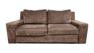 Room & Board Chocolate Pullout Sofa