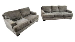 Ashley Furniture Gray Couch & Loveseat Set