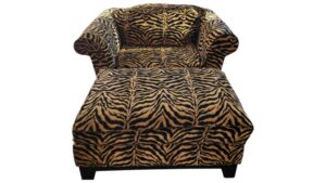 Single Piece Bold Tiger-Print Accent