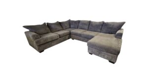 Peak Living Large Reversible Gray U-Shaped Sectional