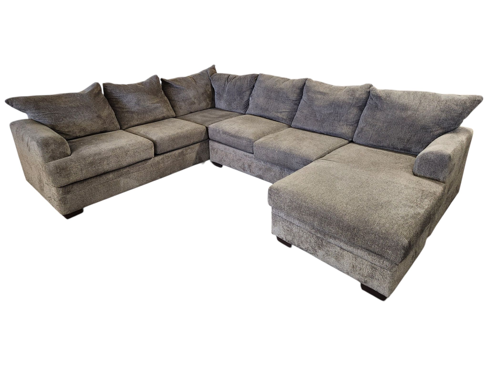 Peak Living Large Reversible Gray U-Shaped Sectional