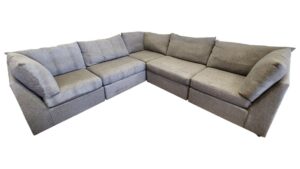 Bassett Furniture Gray 5pc Modular Sectional
