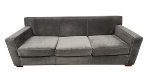 Room & Board Luxury Silk Gray Couch