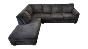 Modern Dark Charcoal LAF Sectional