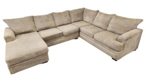 Cream U-Shaped Sectional