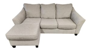 Light Gray Reversible Chaise Sectional