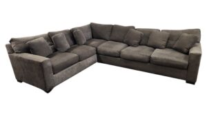 Smoky Gray L-Shaped Sectional