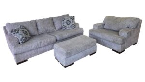 Oversized Couch & Loveseat Set with Ottoman