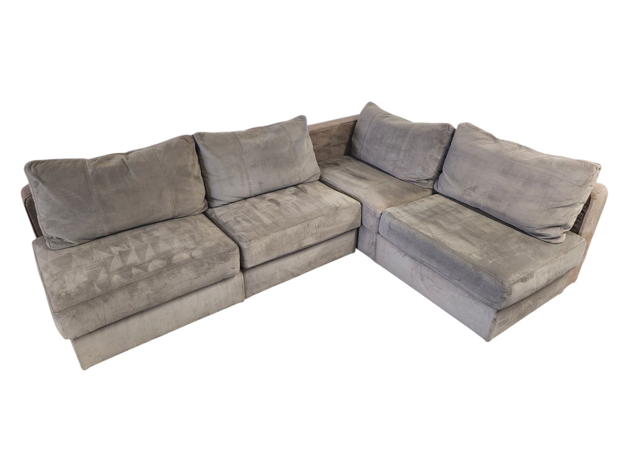 LoveSac 4-Piece Light Gray Modular Sectional
