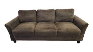 Westin Curved Arm Brown Couch