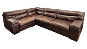 Genuine Leather 3pc Sectional
