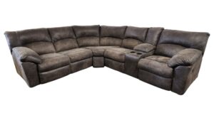 Gray Recliner Sectional