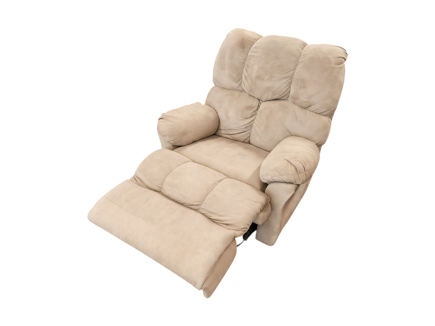 Franklin Corporation Stuffed Beige Recliner Chair - Image 5