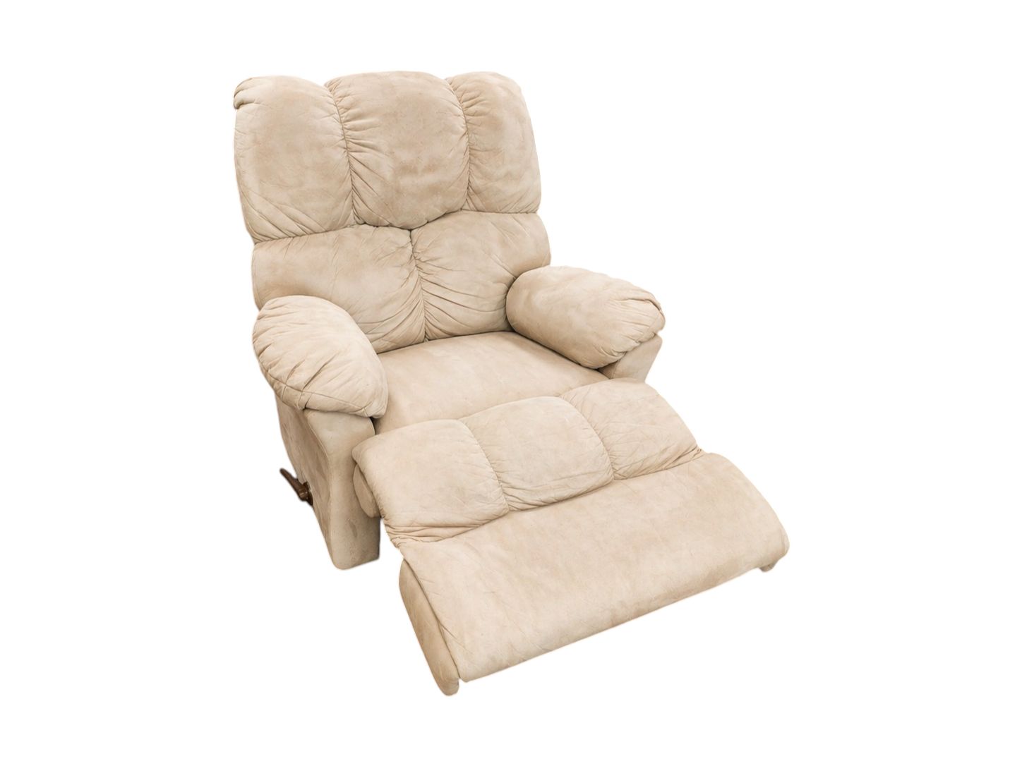 Franklin Corporation Stuffed Beige Recliner Chair - Image 7