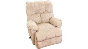 Franklin Corporation Stuffed Beige Recliner Chair