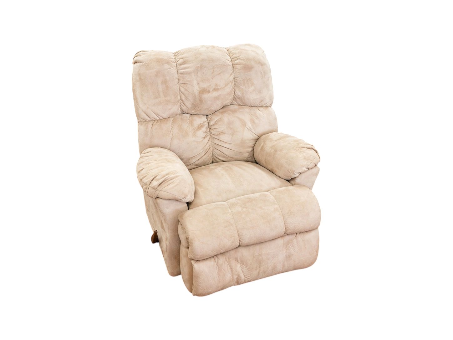 Franklin Corporation Stuffed Beige Recliner Chair