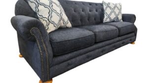 Ashley Navy Blue 3-Seat Lavernia