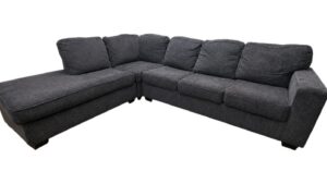 Charcoal Gray LAF Chaise Sectional