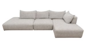 Jason Furniture Large 3pc Gray Sectional with Chaise