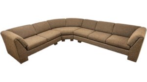 Lane Furniture Vintage Corduroy Warm Brown Sectional