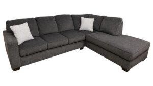 Gray Modern Right Hand Chaise Sectional