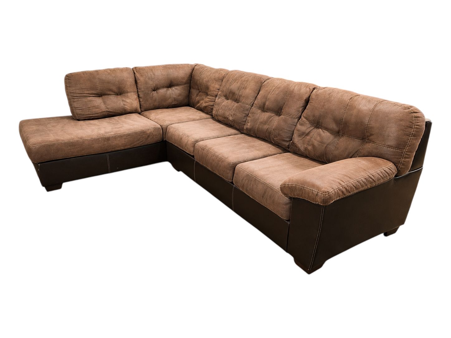 Ashley Furniture Harrison Brown Contemporary Sectional - Image 3