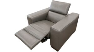 Scandinavian Design Smoke Gray Power Recliner Chair