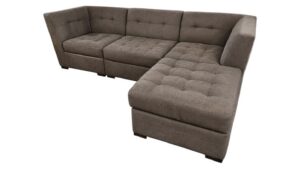 Jonathan Louis 3pc Modern Gray Modular Sectional
