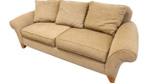 Sofa Mart Originals Modern Stuffed Yellow Couch