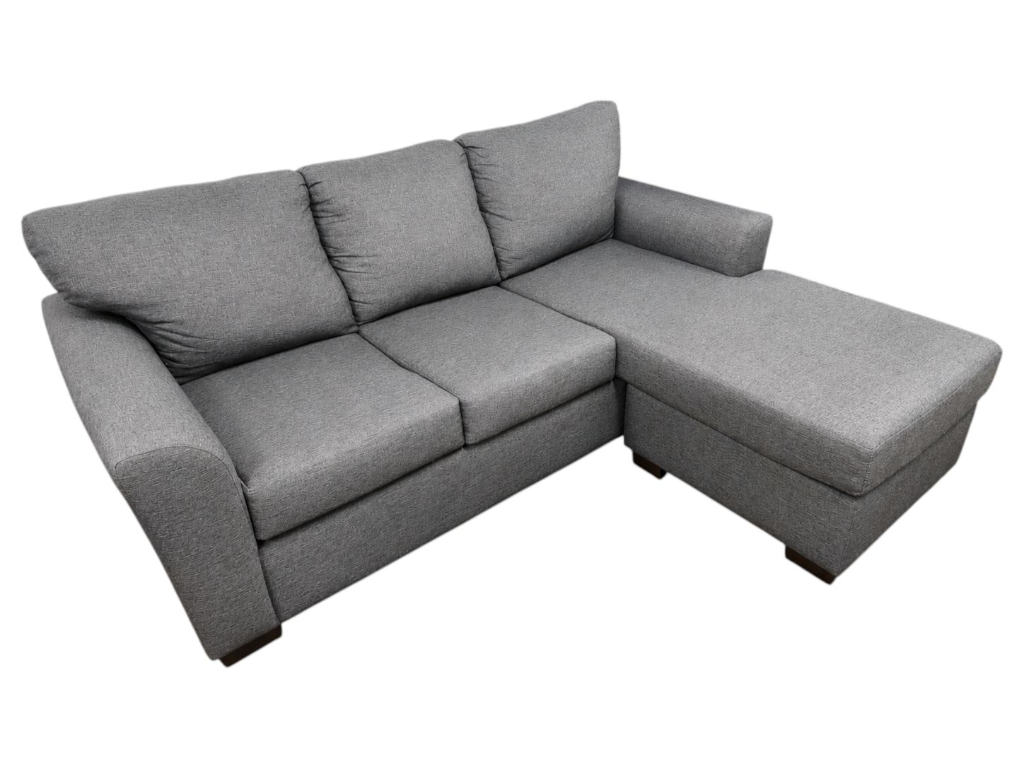 Affordable Furniture Navy Gray Reversible 3-Seat Couch