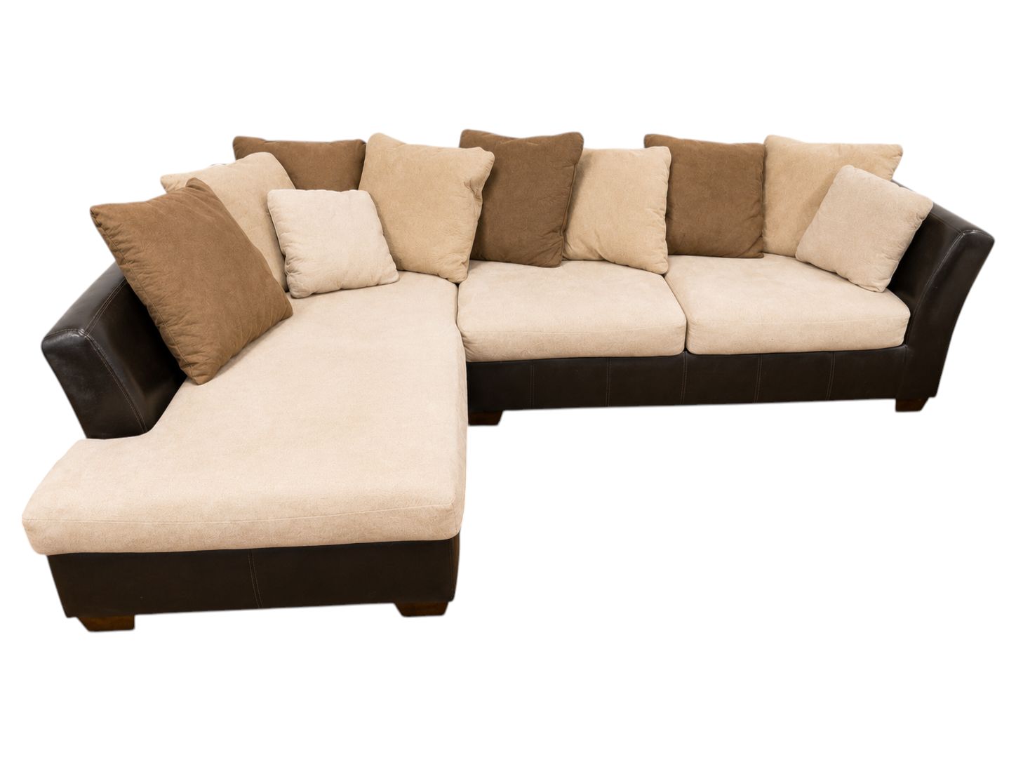 Tri-Tone LAF Chaise Sectional - Image 3