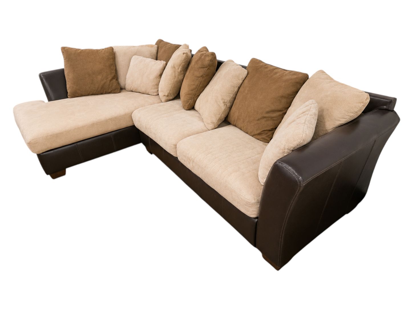 Tri-Tone LAF Chaise Sectional - Image 4