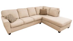 Ashley Furniture Light Beige RAF Chaise Sectional
