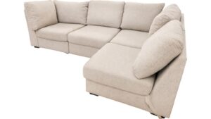 Wanek Furniture 4pc Modular Light Gray Sectional