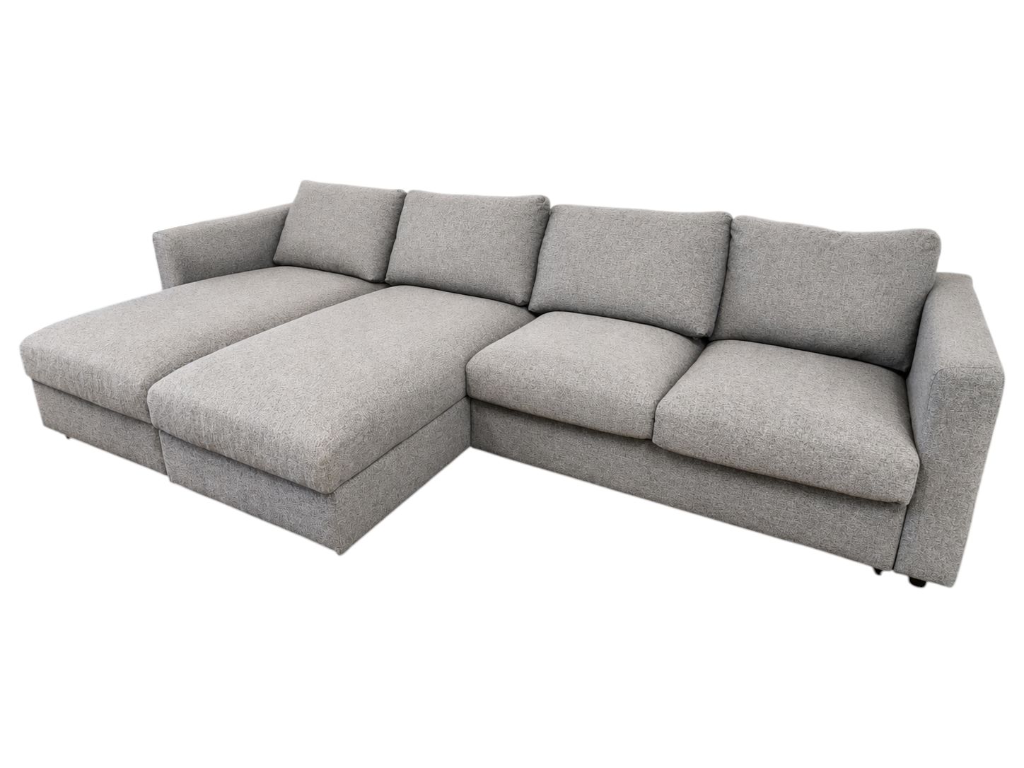 IKEA Gray Large Double Chaise Sectional - Image 2