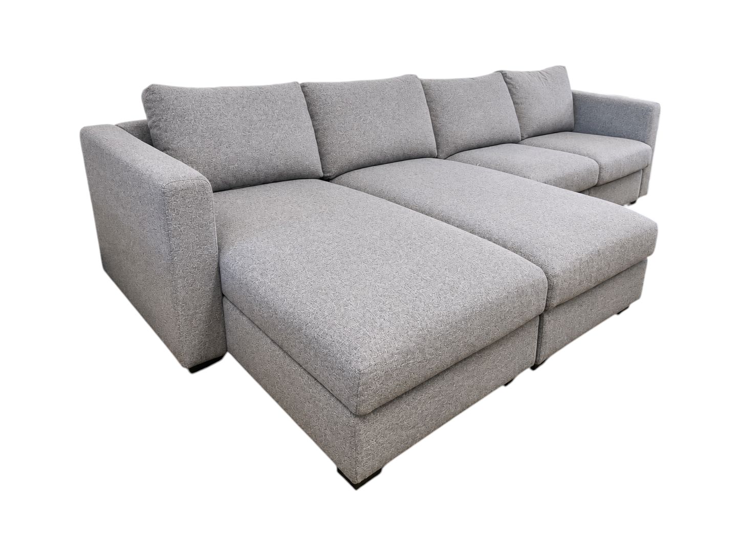 IKEA Gray Large Double Chaise Sectional - Image 4