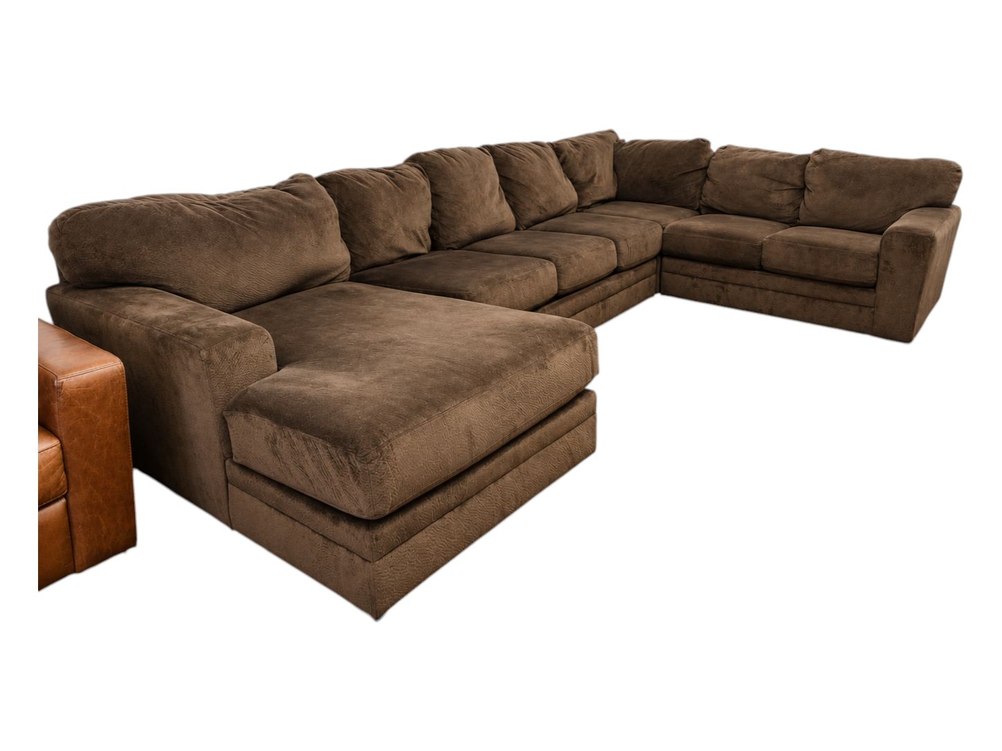 Ashley Furniture Teddy Bear Large Sectional with Chaise - Image 4