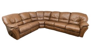 Mocha/Taupe Reclining Sectional