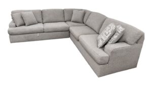 Ashley Furniture Light Gray 3pc L-Shaped Sectional