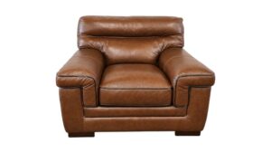 Shanghai Trayton Furniture Brown Leather Chair