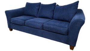 Affordable Furniture Dark Navy 3-Seat Couch