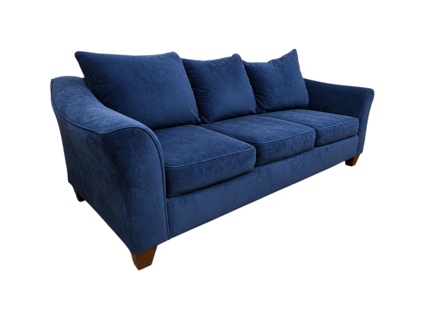 Affordable Furniture Dark Navy 3-Seat Couch - Image 3
