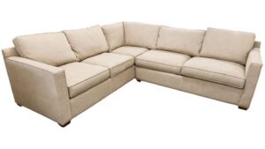 Crate & Barrel Sand Colored with Sleeper Bed Sectional