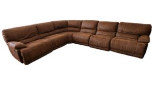 Ashley Furniture Brown Manual Reclining Sectional