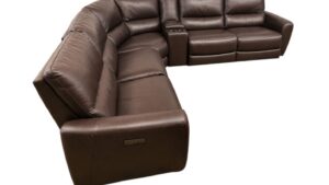 Timberland Co. Dark Brown 6pc Modular Reclining Sectional
